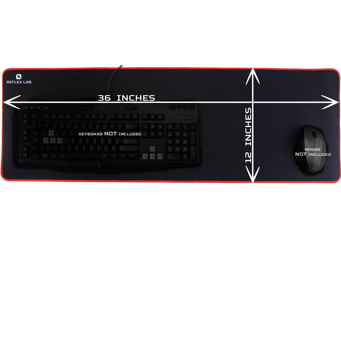 Mouse pad mat,Large Extended Gaming Mouse Pad Mat XXL, Stitched Edges, Waterproof, Ultra Thick 5mm, Wide & Long Mousepad 36&rdquo;x12&rdquo;x.20" fit your mouse, keyboard, and other desk item