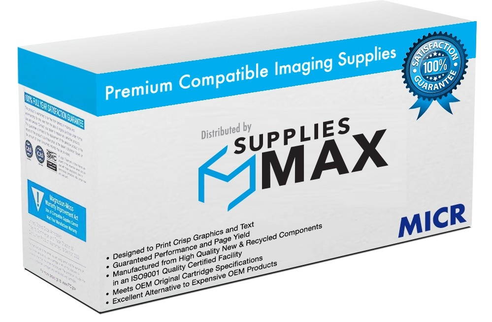 SuppliesMAX Compatible MICR Replacement for Phaser 3330/WC-3335DNI/3345DNI High Yield Toner Cartridge (8500 Page Yield) (106R03621)