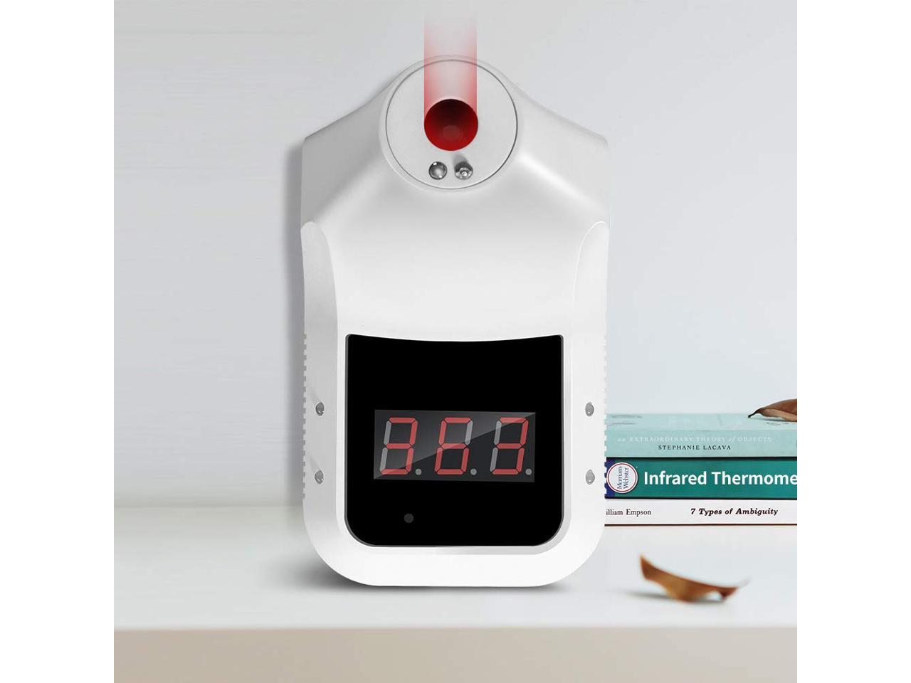 Induction Thermometer, with LED hd Display and Wall Hanging Function, Suitable for Company Offices, Restaurants, cinemas and Other Public Places(1PCS)