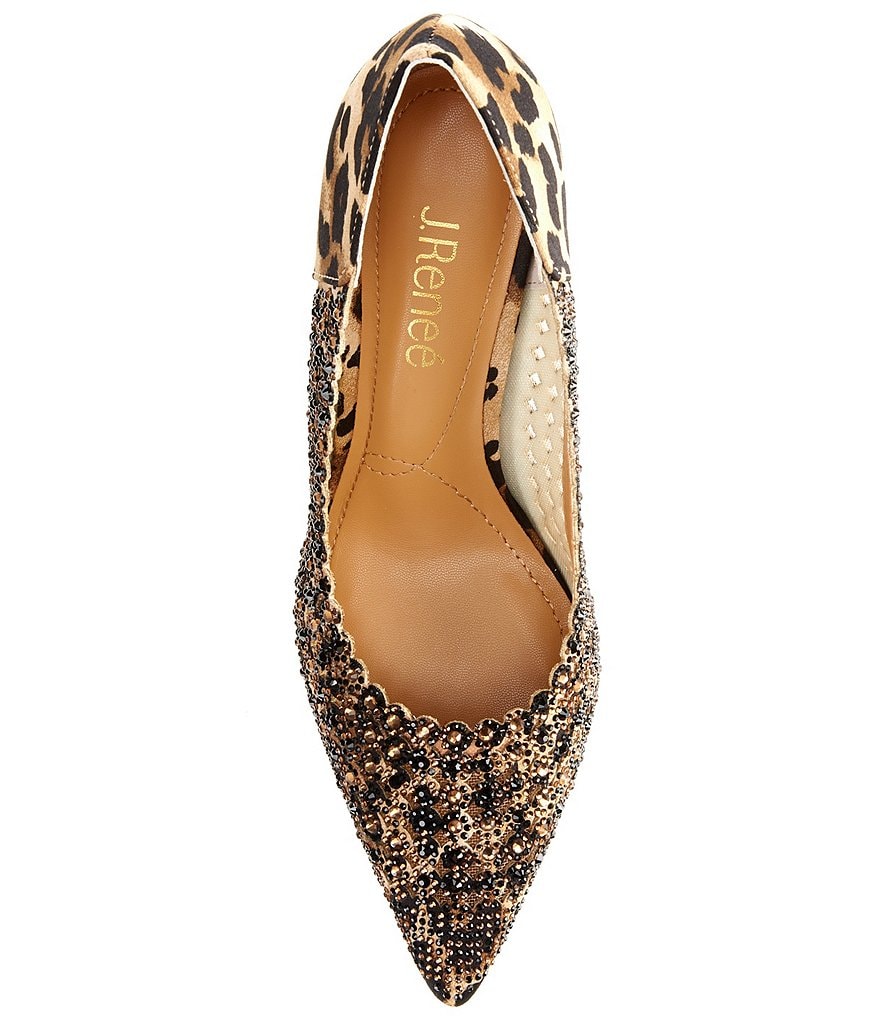 Trotters Kari Pearlized Leather Block-Heel Pumps