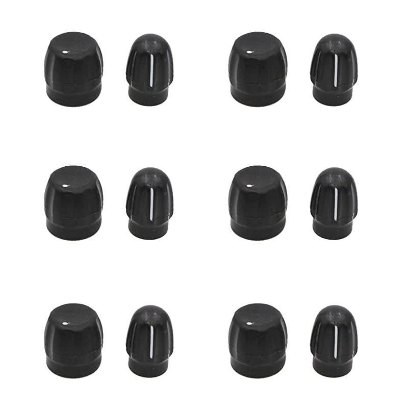 Volume Knob and Channel Knob Cap 6Set Compatible for Motorola PTX760 PTX600 HT1550 HT1250 PR860 PRO3150 EP350 EP450 EX500 EX600 GP340 Radio