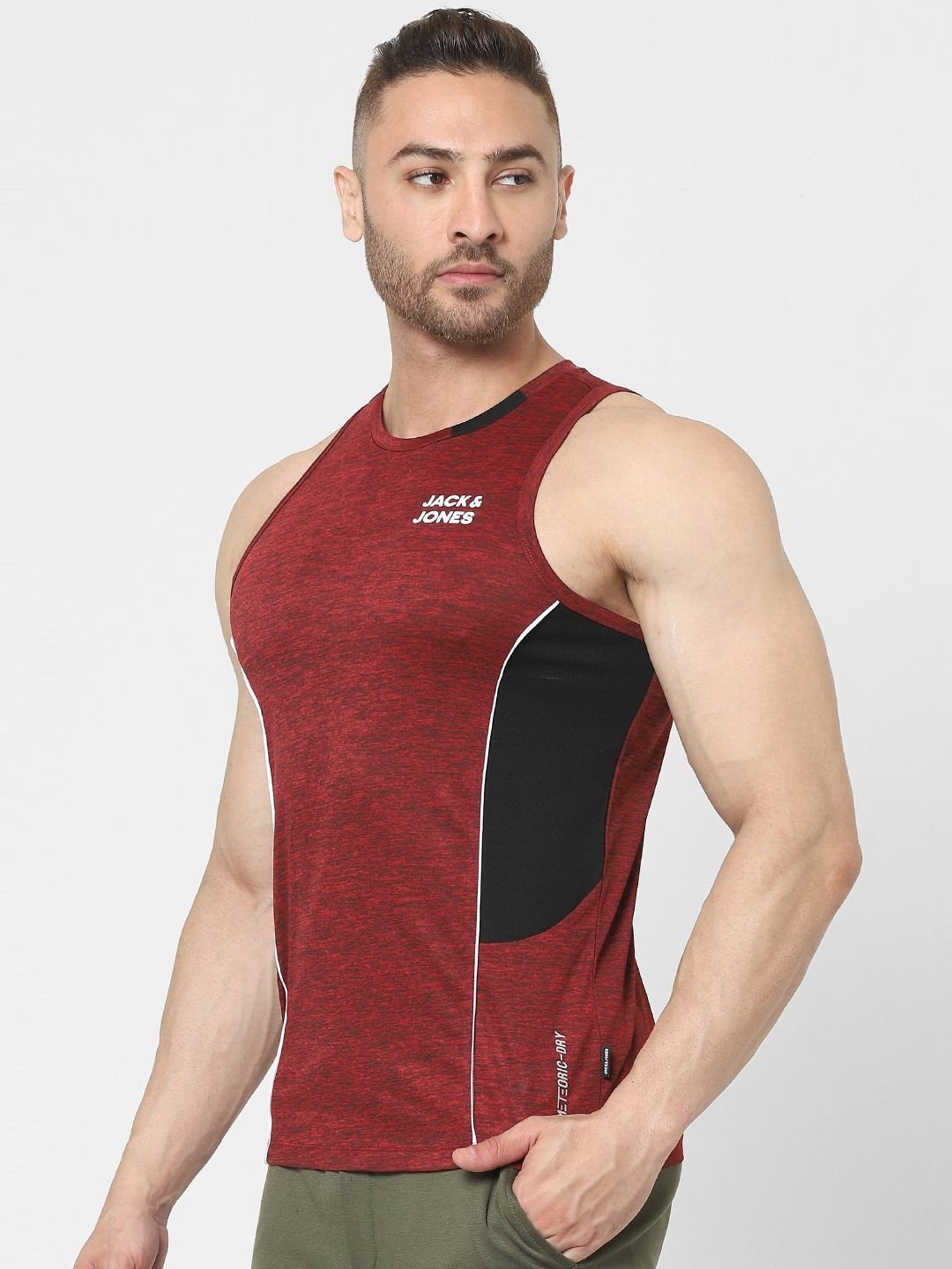 Bodycare Anthra Melange Regular Fit Thermal Top