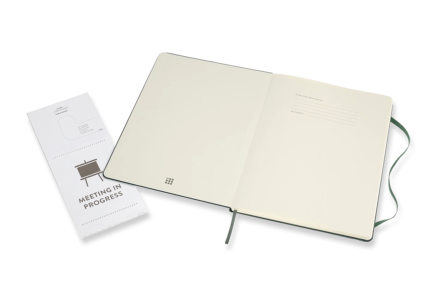 Moleskine MSKN PRO Notebook XL (7.5x9.75) Forest Green 620817