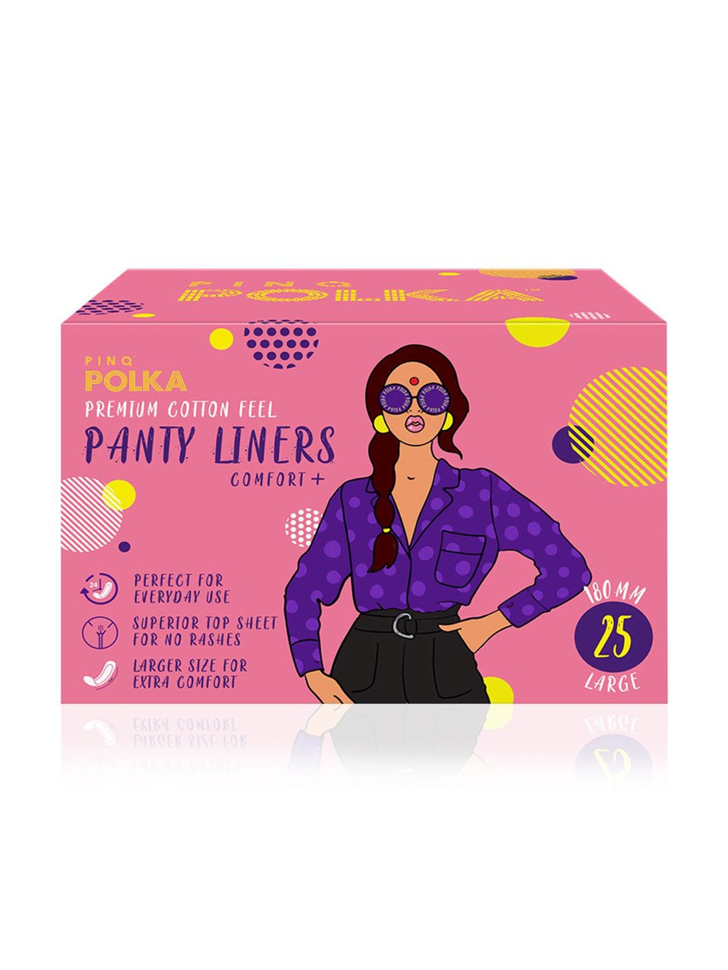 LAIQA Panty Liners (Pack of 3) XS - 60 Panty Liners