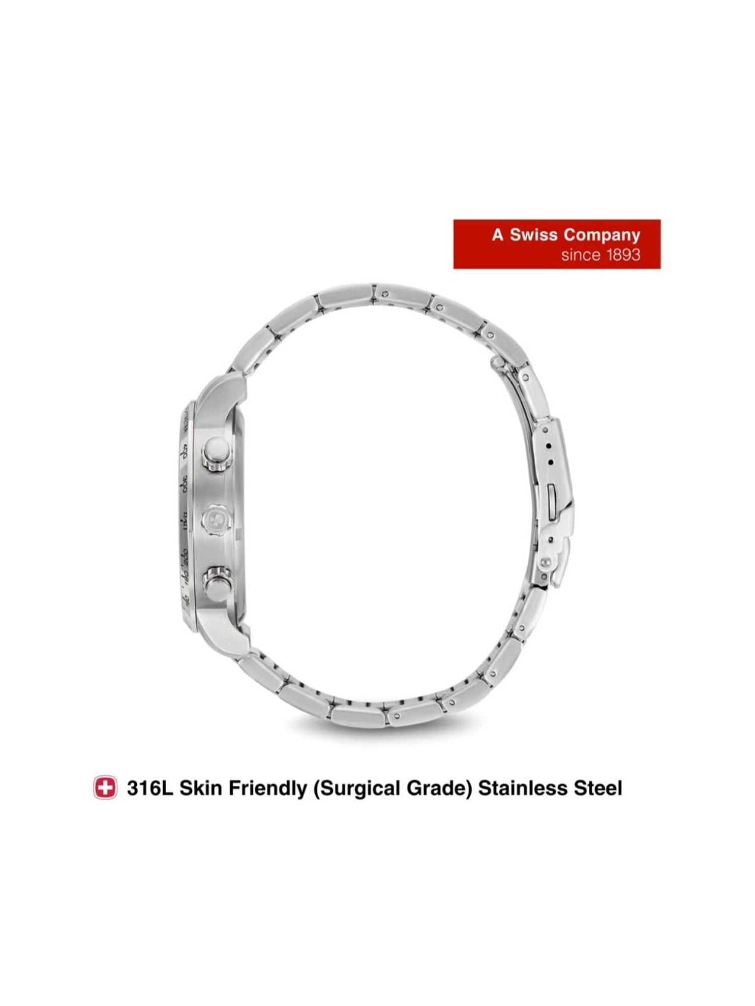 Wenger Swiss Made 01.1543.110 Attitude Chrono Analog Watch for Men