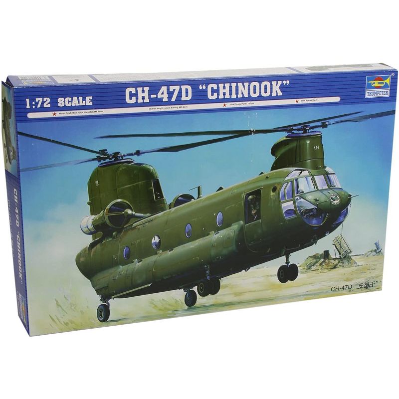 Trumpeter Boeing CH-47D Chinook Helicopter 1/72 Scale Model Kit