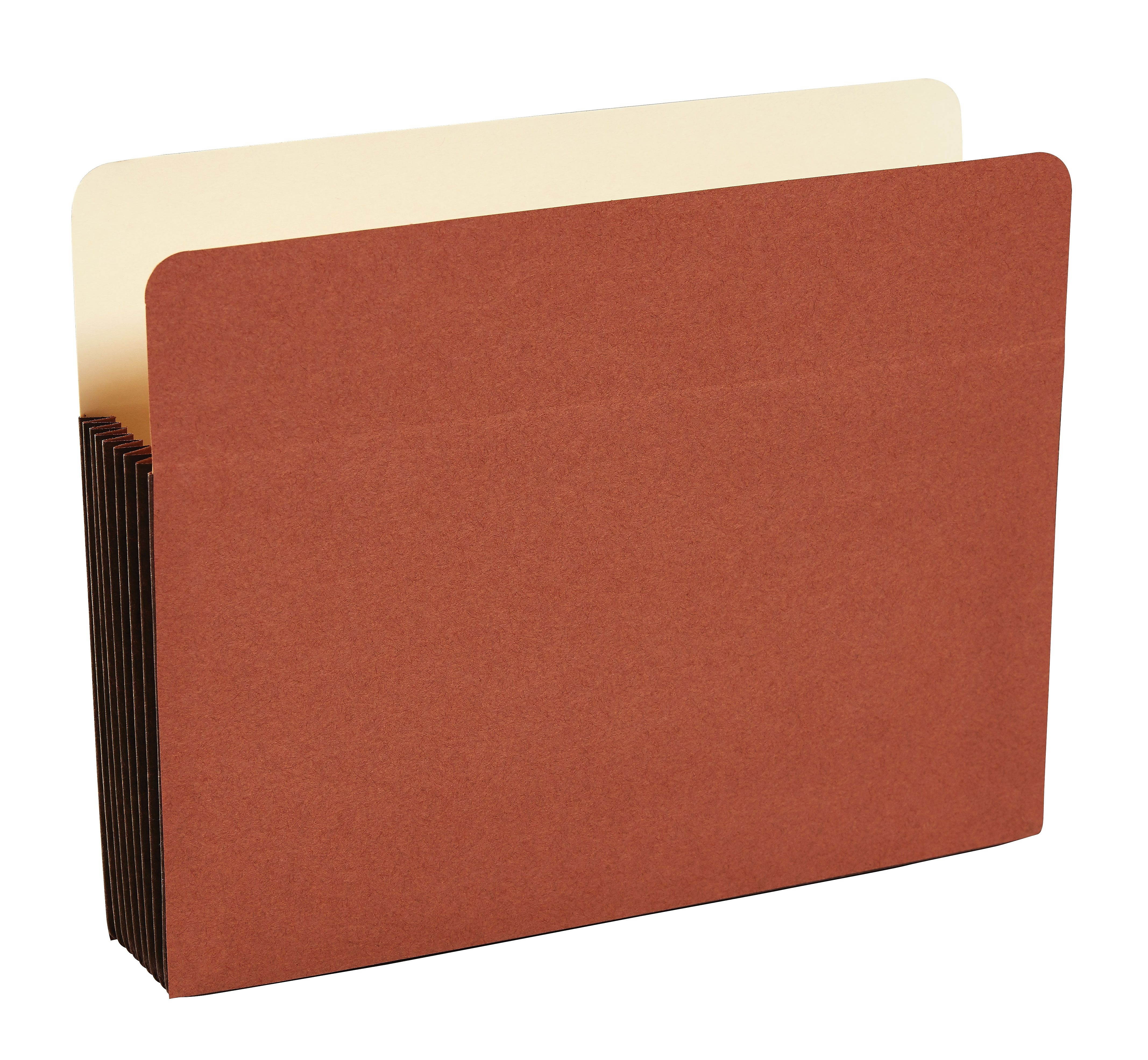 MyOfficeInnovations Expand File Pocket w/Tyvek Reinf 7" Exp Straight Tab Ltr Br