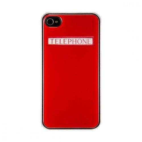 QDOS Anti-Scratch Protective Case with Double-Layer Effect for iPhone 4/4s - Red