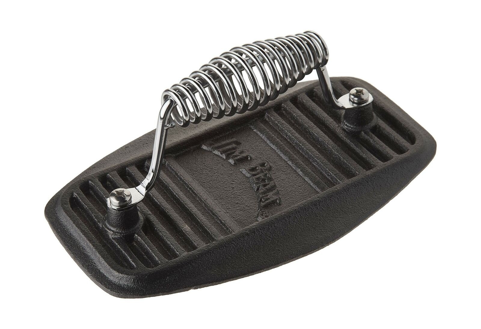 Jim Beam JB0177 Iron Barbecue, BBQ Press, Grill Accessories, Grid, Black