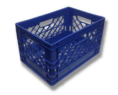 Authentic 19x13x11 6 Gallon 24 Quart Rectangular Dairy Milk Crate (YELLOW)