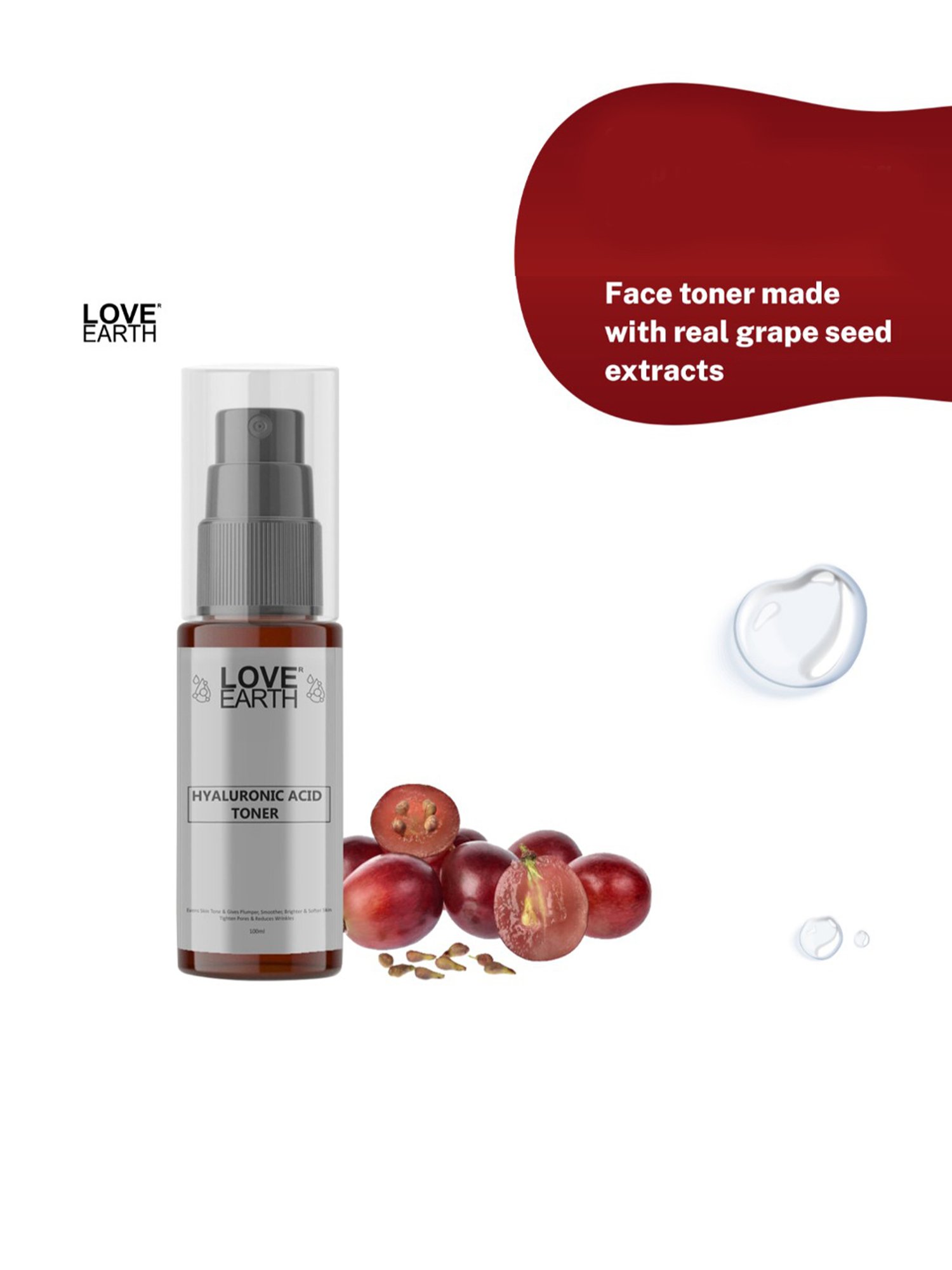 Love Earth Hyaluronic Acid Toner - 100 ml