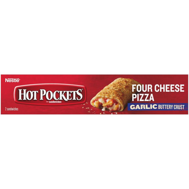 Hot Pockets Garlic Buttery Crust Frozen Four Cheese Pizza - 8.5oz/2ct