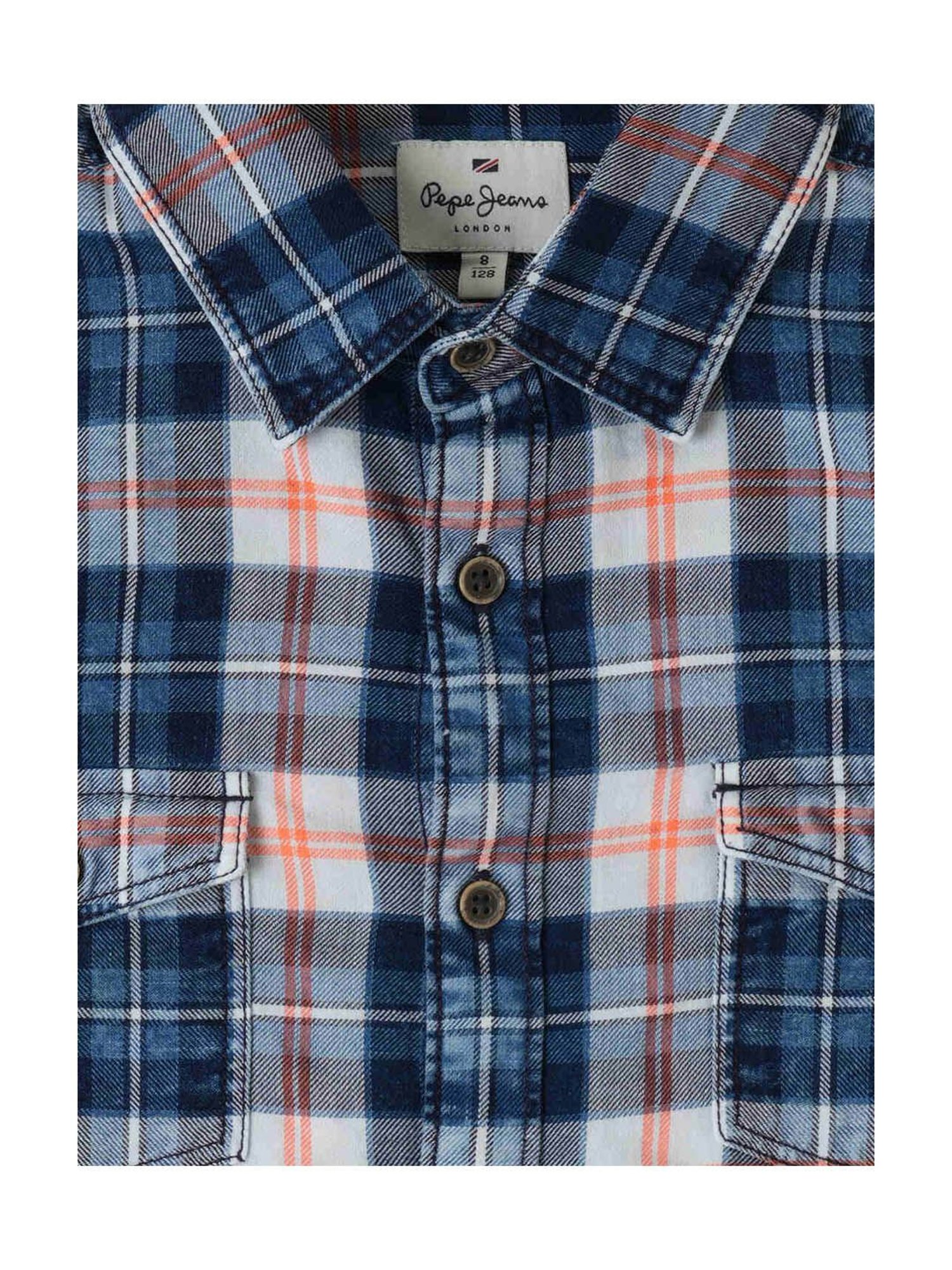 Pepe Jeans Kids Multicolor Checks Full Sleeves Shirt