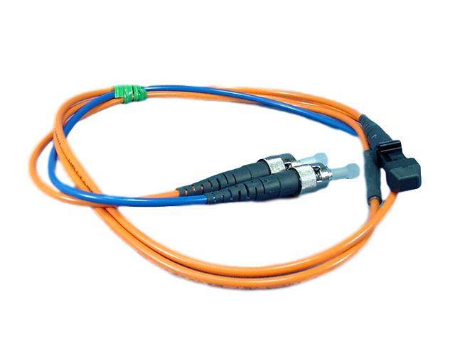 New 1M Leviton Fiber Optic Multi-Mode Duplex Patch Cable Cord MT-RJ ST 498MT-M01