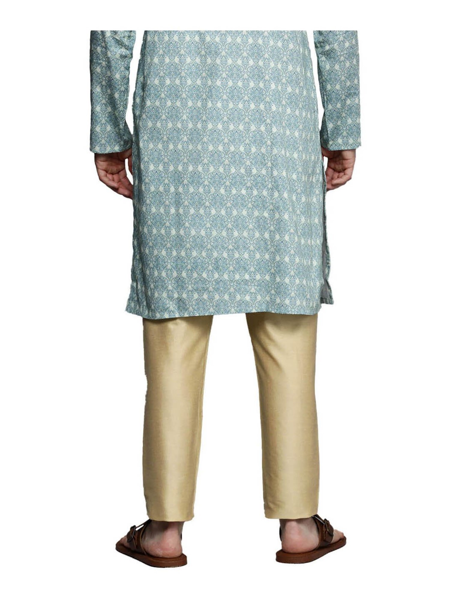 Ramraj ALAMEEN White Cotton Solid Dhotis