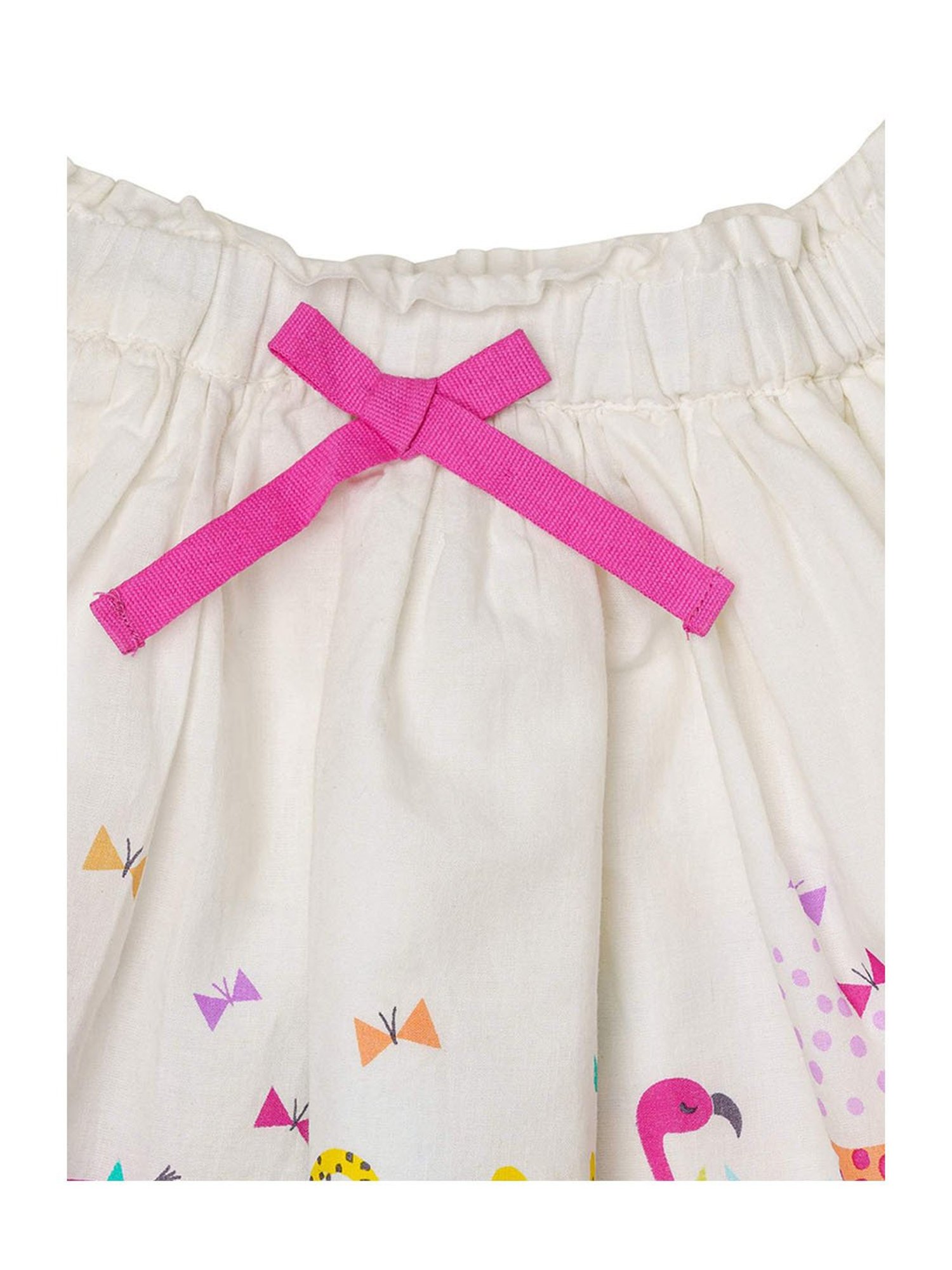 MINIKLUB Kids Blue Cotton Embellished Skirt