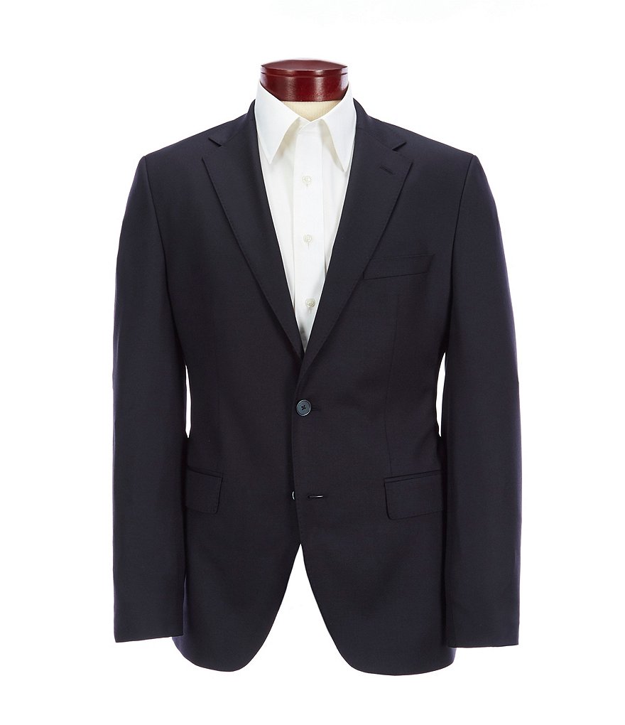 BOSS Hugo Boss Jewels Regular Fit Solid Wool Sportcoat