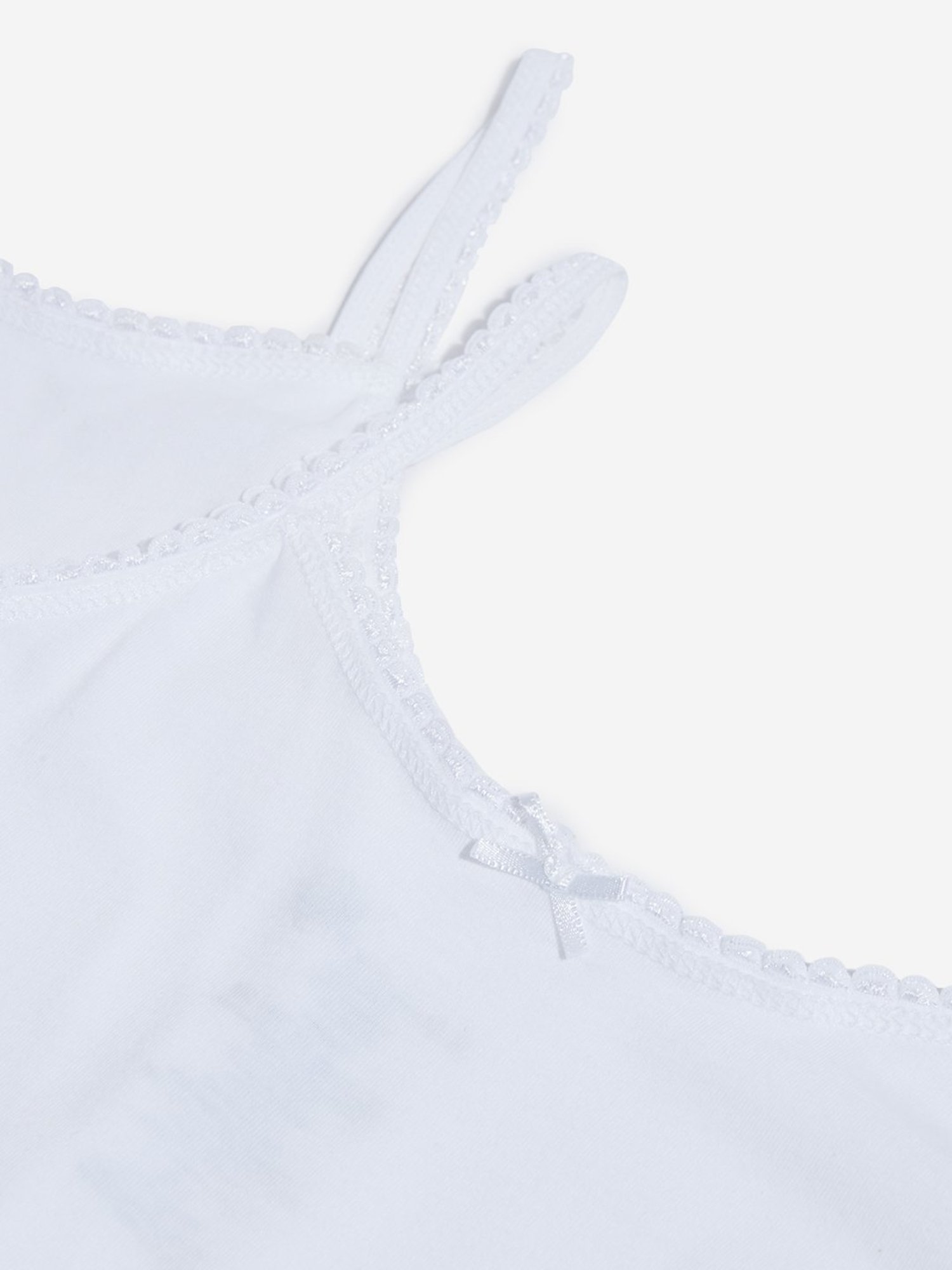 Kiddopanti Kids Black & Pink Solid Camisole (Pack Of 2)