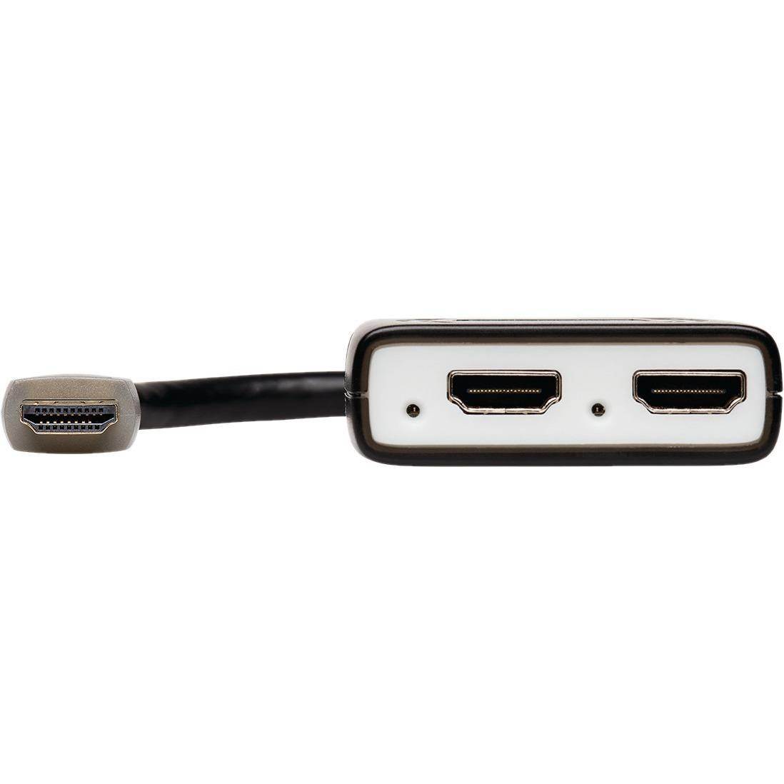 TRIPP LITE B118-002-HDR-V2 2-PORT HDMI 2.0 SPLITTER - 4K X 2K @ 60 HZ, 4:4:4, MULTI-RESOLUTION SUPPORT, HDR