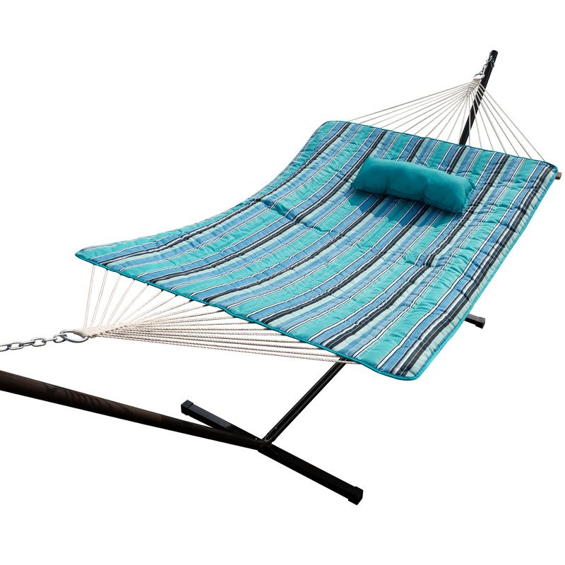 Algoma Deluxe Sunbrella Hammock Pillow - Canvas Capri Solid