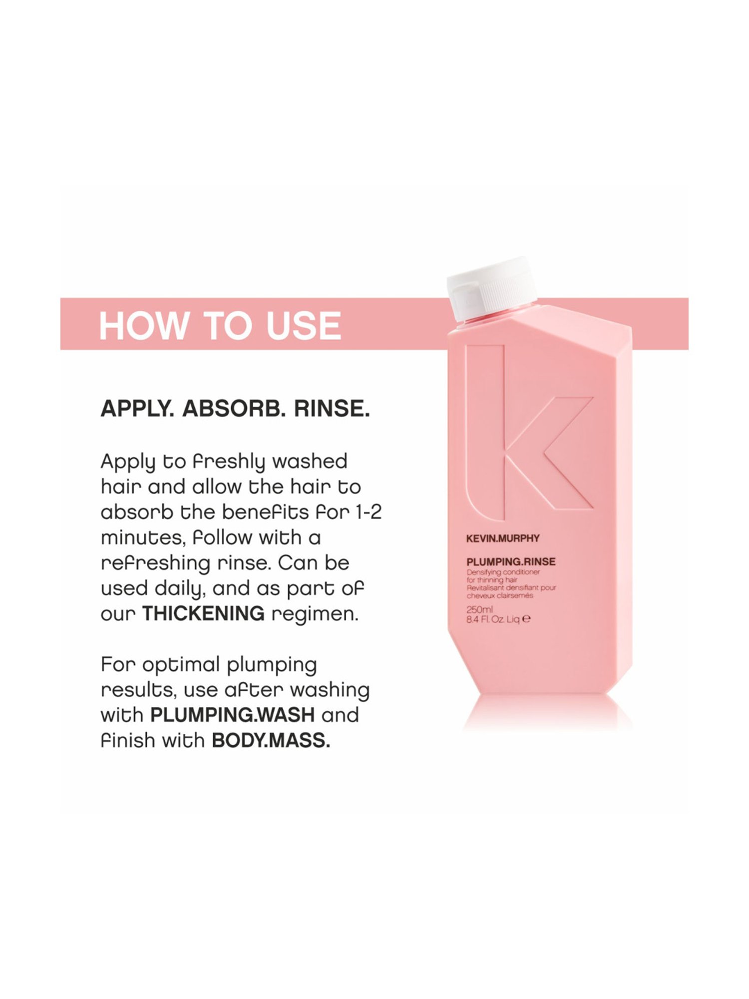 KEVIN MURPHY PLUMPING.RINSE 250 ML
