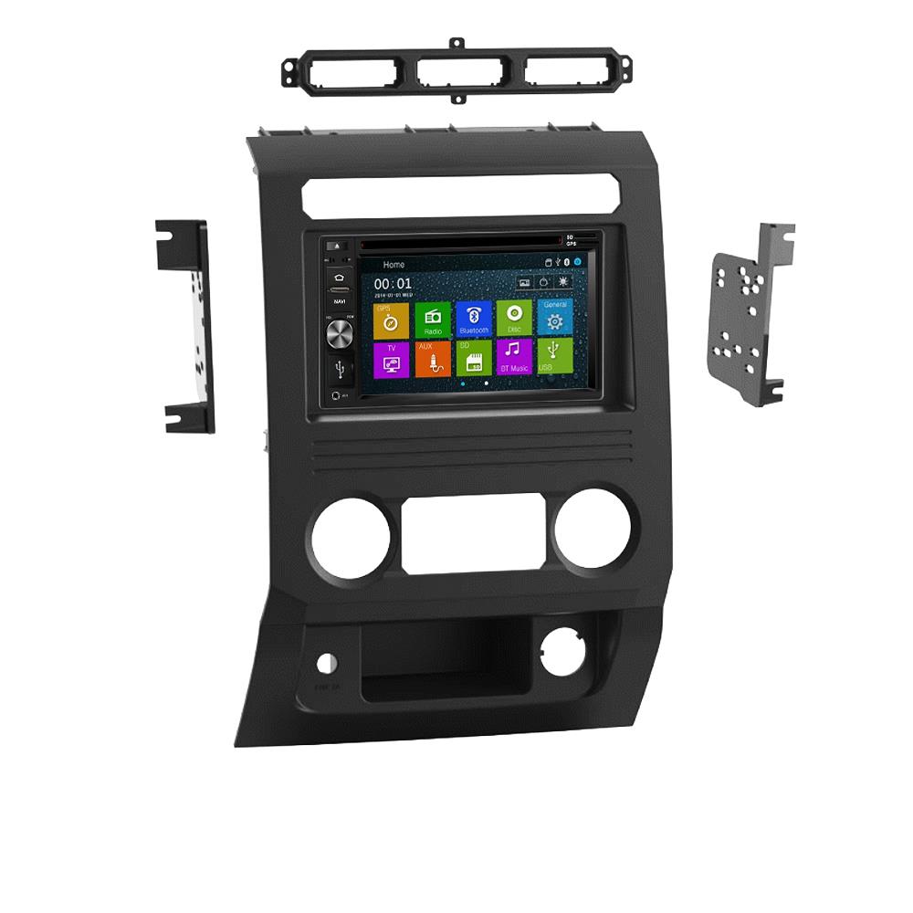 Otto Navi In Dash Navigation System DVD GPS Navigation Multimedia Radio and Dash Kit for Ford F-350