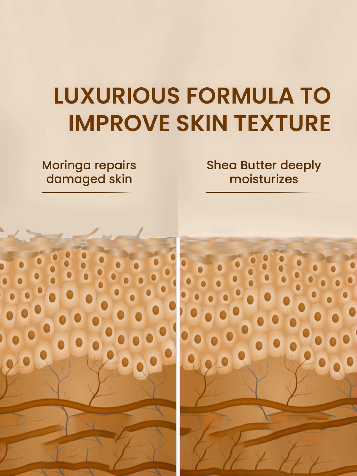 The Skin Story Moringa Face Massage Cream for Deep Nourishment - 50 gm