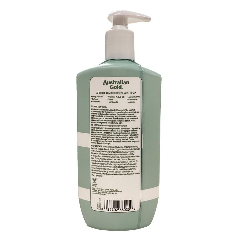 Australian Gold After Sun Moisturizer with Hemp - 16 fl oz