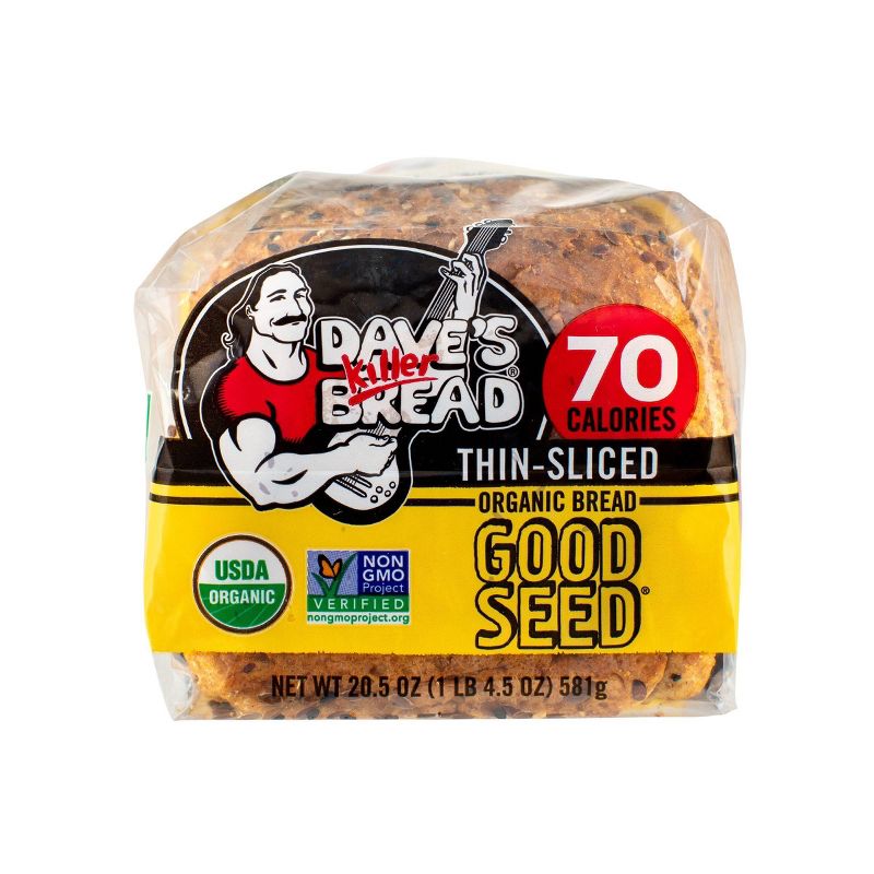 Dave's Killer Bread Organic Thin Sliced Good Seed Bread - 20.5oz