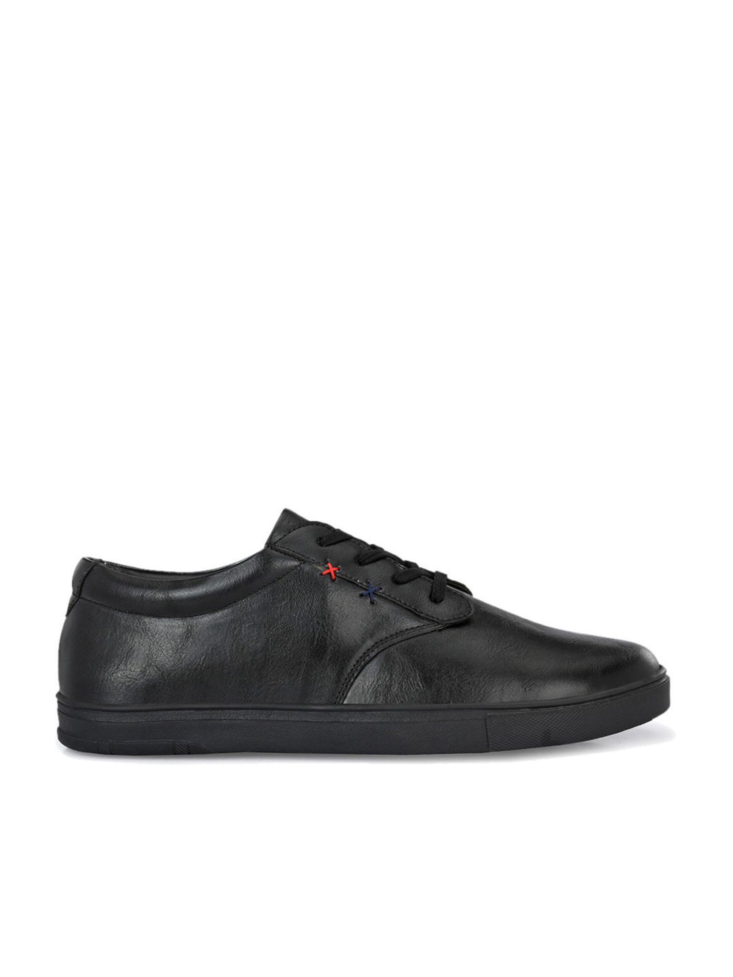 El Paso Men's Black Casual Sneakers