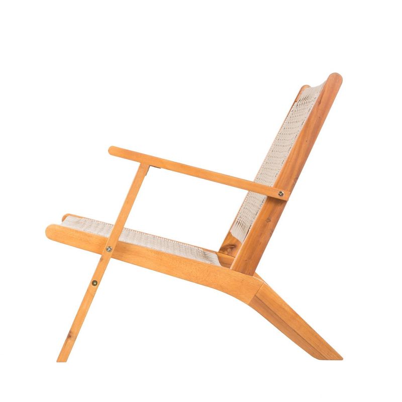 Vega Natural Stain Outdoor Patio Chair - Balkene Home