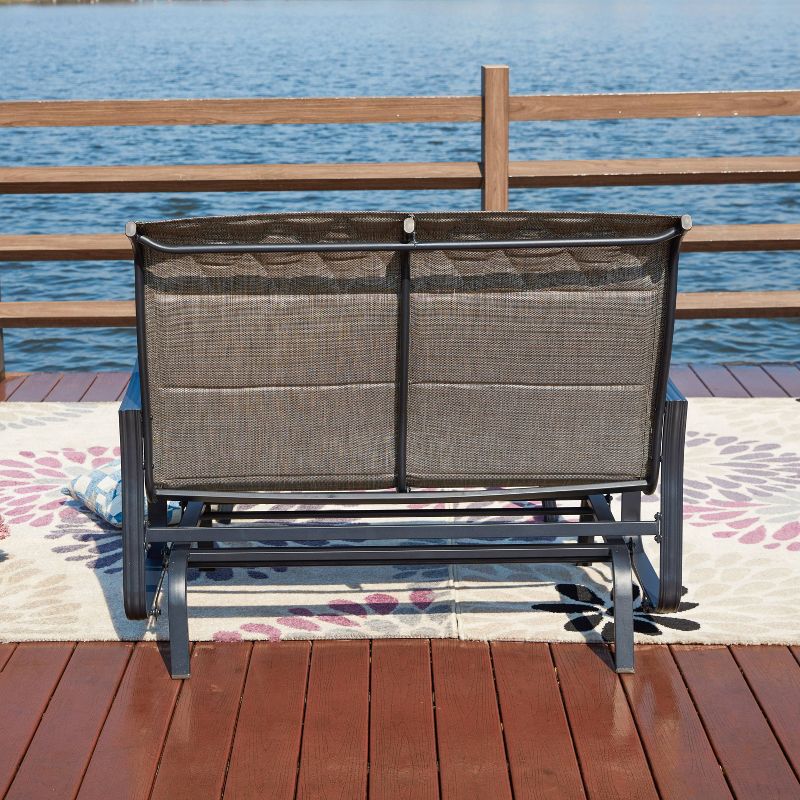 2pc Outdoor Patio Glider Seating Set - Patio Festival