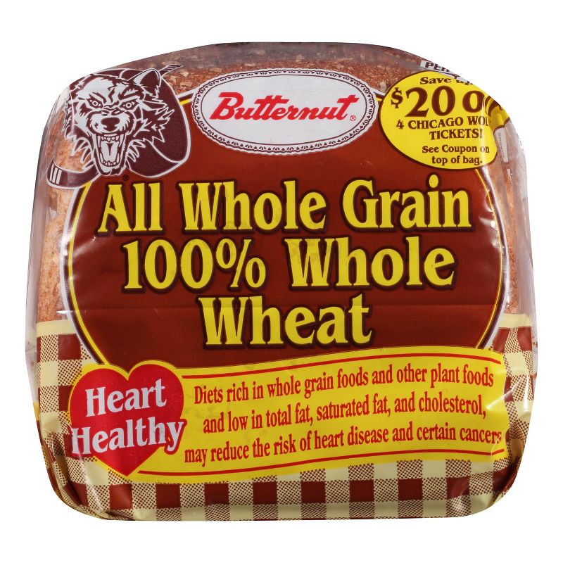 Butternut 100% Whole Wheat Bread - 20oz