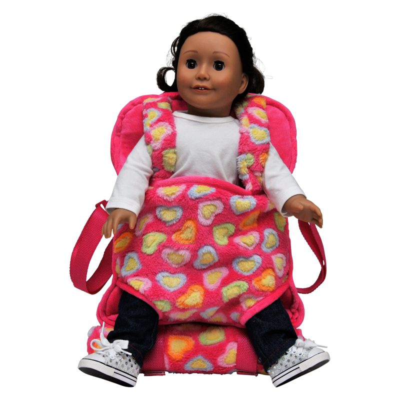 The Queen's Treasures 18" Doll Carrier & Accessory Set Pink