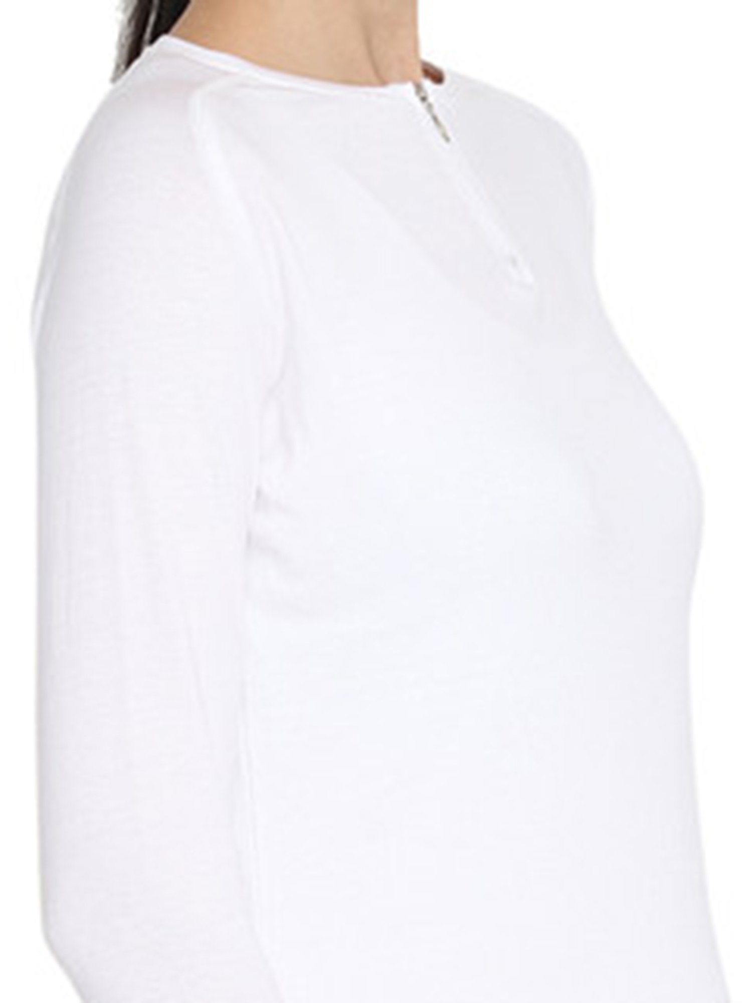 Appulse White & Grey Melange Cotton T-Shirt - Pack of 2