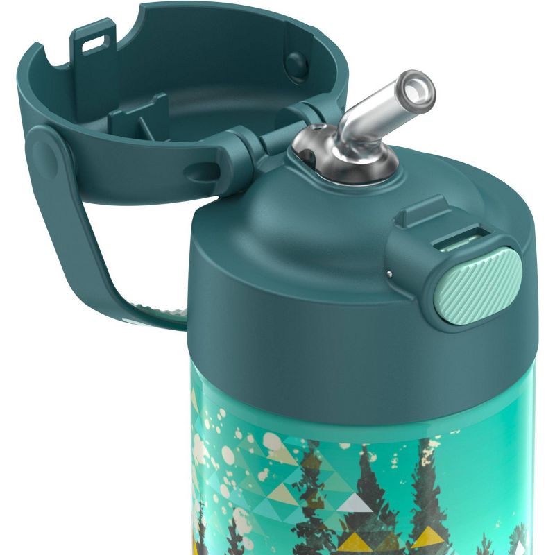 Thermos 12oz FUNtainer Water Bottle with Bail Handle - Evergreen Trees