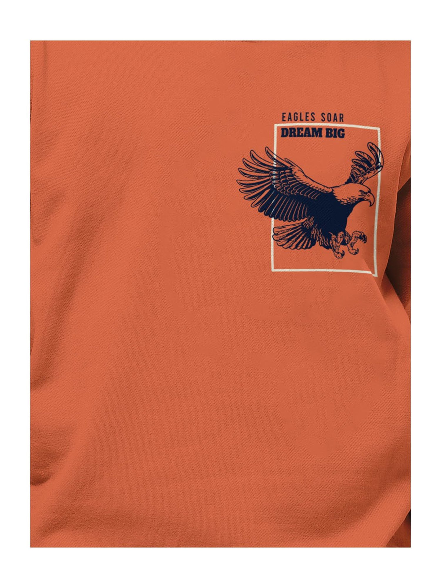 HELLCAT Orange & Navy Printed Full Sleeves T-Shirt (Pack Of 2)