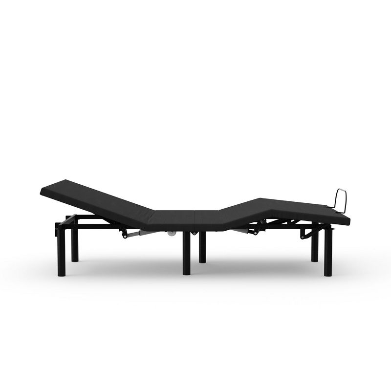 Reverie R400 Electric Bluetooth Fabric Adjustable Power Bed Base with Massaging Technology and Wireless Remote Control Included, Twin XL