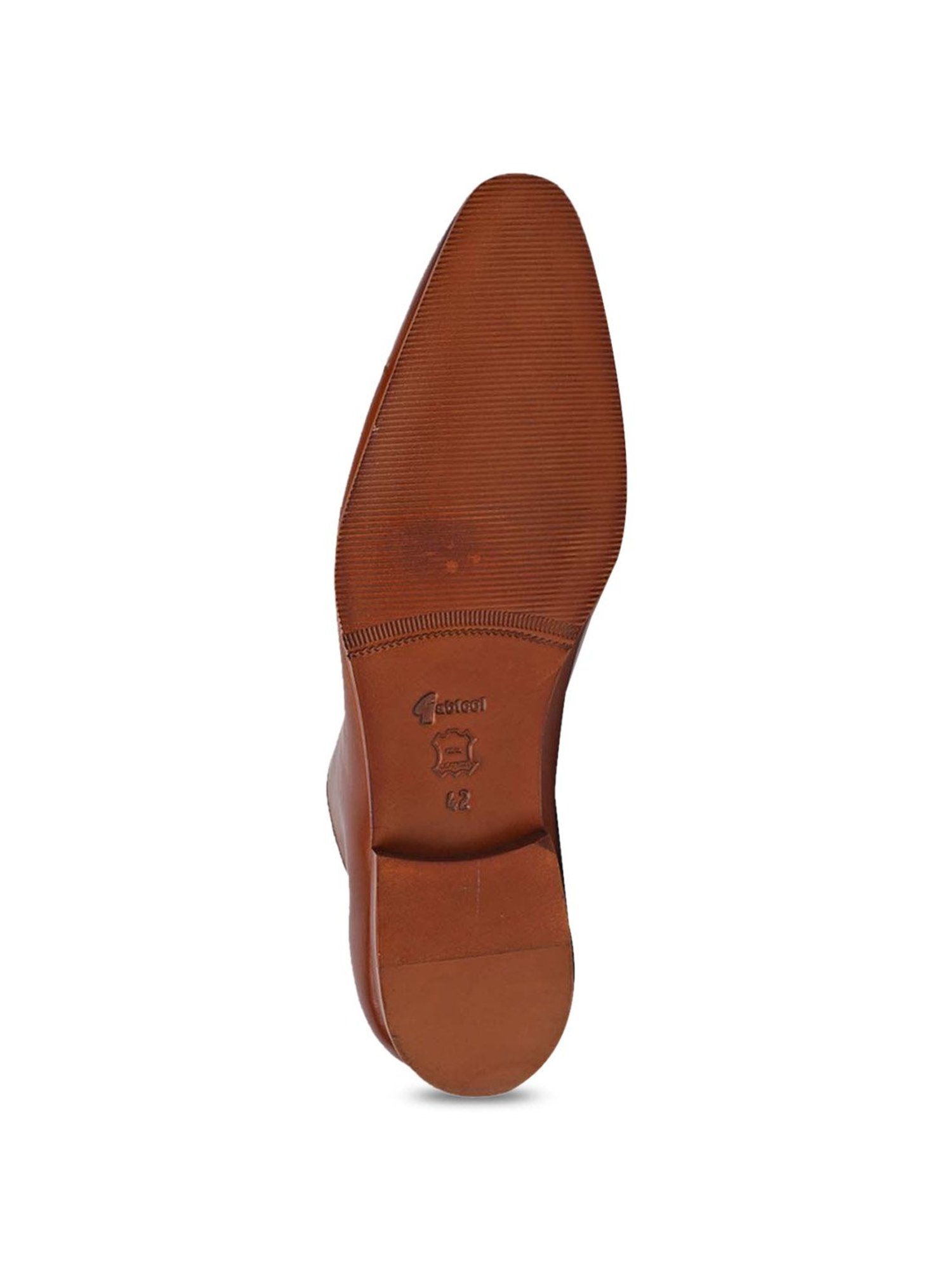 Gabicci Men's Jaguar Tan Oxford Shoes