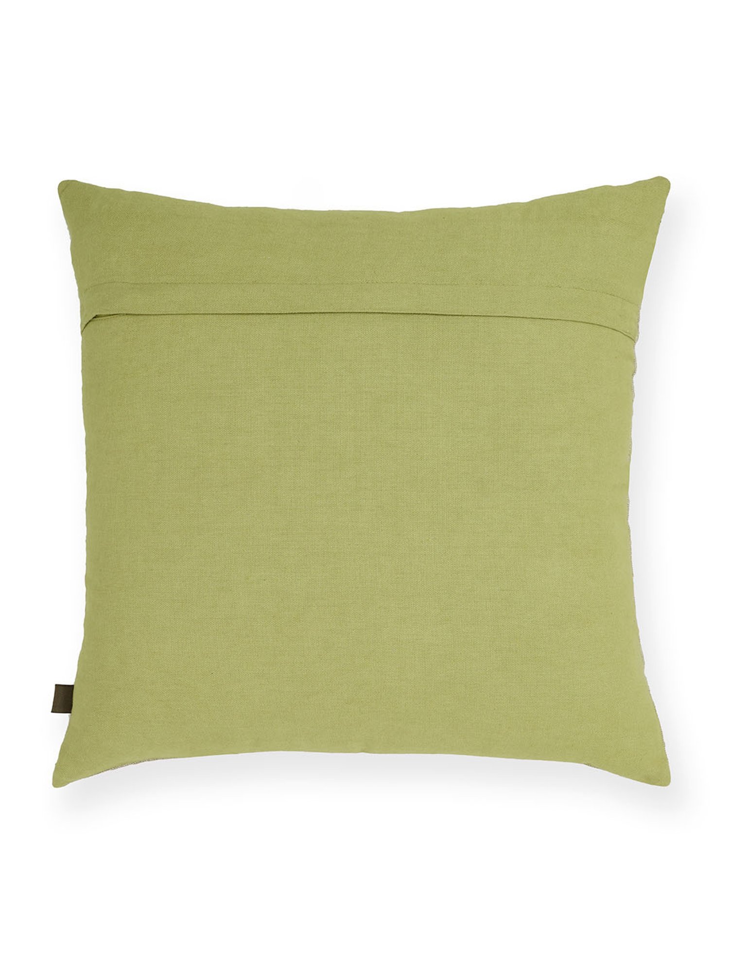 Pure Home and Living Green Velvet Appliqued Cushion Cover