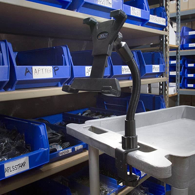 TabDock Flexpro Clamp- Heavy Duty C-Clamp Mount for All 7" - 10" Tablets ( iPad , Nexus, Samsung Galaxy Tab ) for Desks, Tables, Wheelchairs, etc : Great for Homes, Schools, Offices, Hospitals