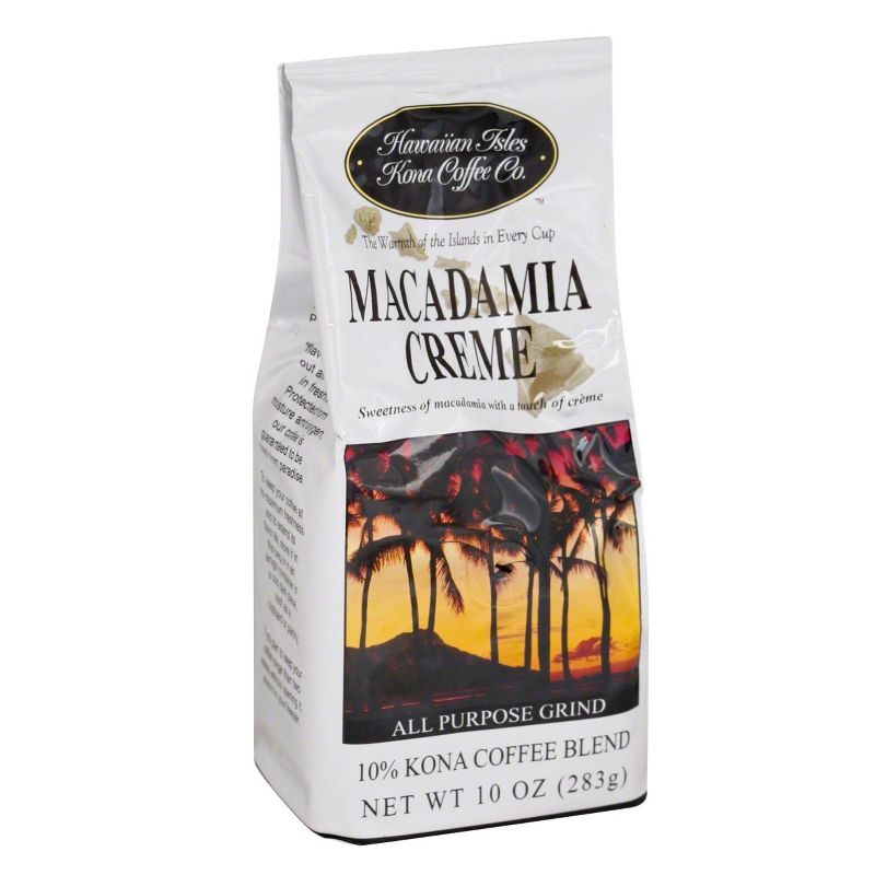 Hawaiian Isles Macadamia Crème Medium Roast Ground Coffee - 10oz