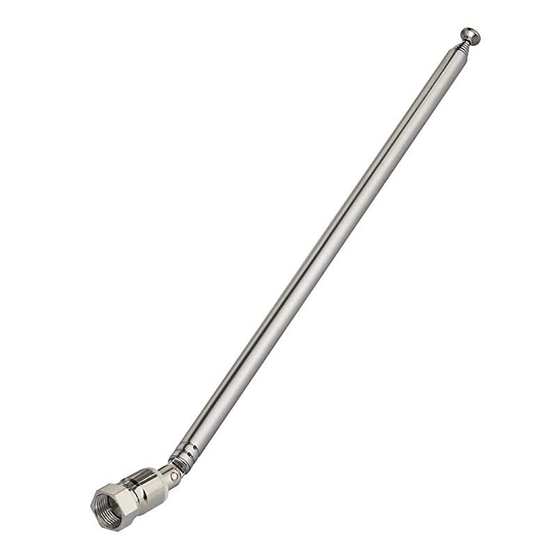 7Sections Telescopic FM Antenna for Denon Pioneer Onkyo Yamaha Marantz Indoor Digital HD Radio FM Radio Bluetooth Stereo Receiver AV Audio Vedio Home Theater Receiver Power Amplifier Tuner