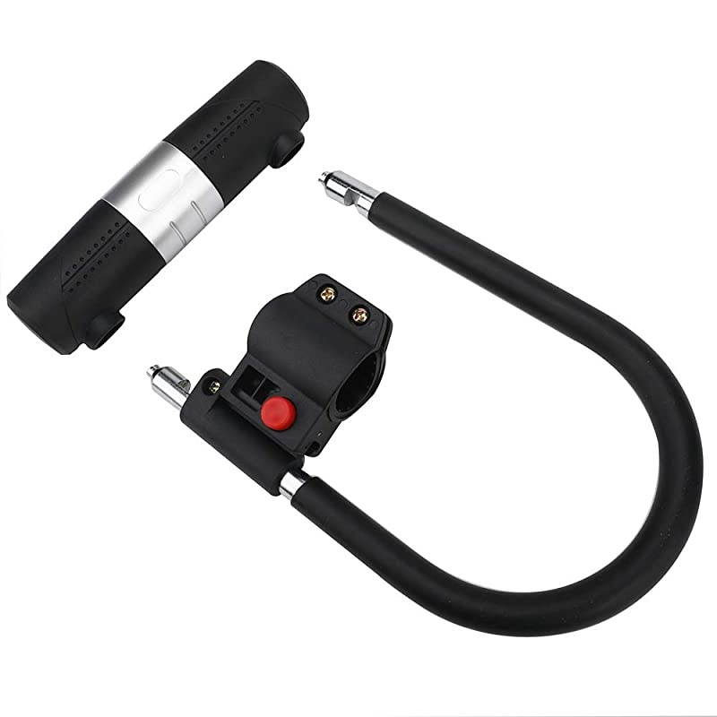 U Lock BikeHeavy Duty Bicycle ULock16mm Shackle and 1200mm Strong Cable with Mounting BracketAntiTheft Bike Safety Tool