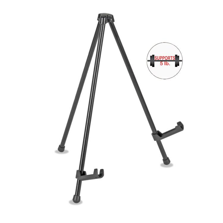 MasterVision Instant Table-Top Easel 14 1/4" High Black FLX07201MV