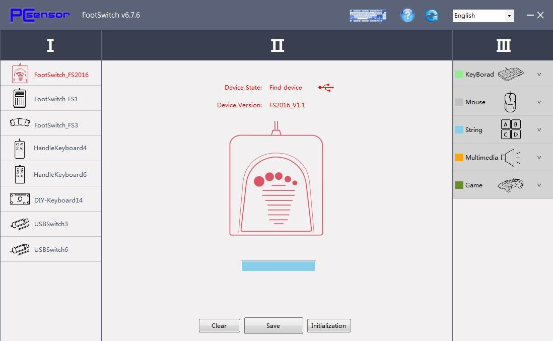 iKKEGOL USB Double 2 Foot Switch Control Pedal Video Game Customized PC keyboard Multimedia key Free Drive HID