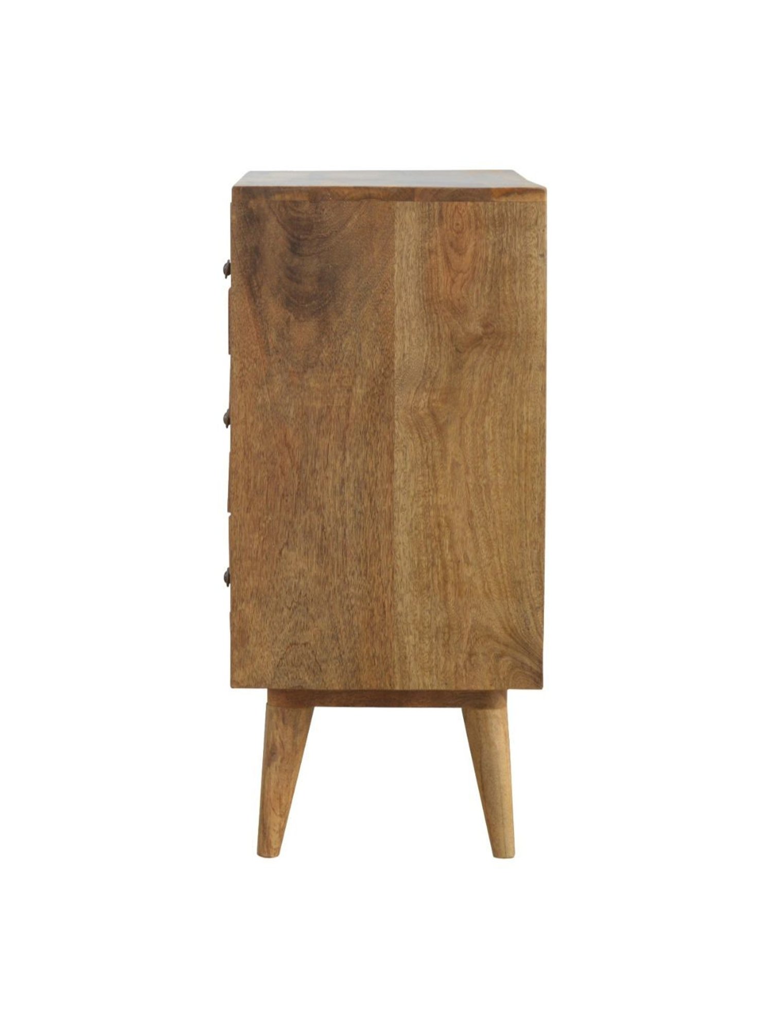 Artisan Furniture Brown Pineapple Carved Chest (Natural Oak-ish Finish)