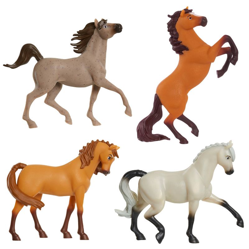 Spirit Riding Free Palomino Bluffs Riding Academy Horse Figure 4pk