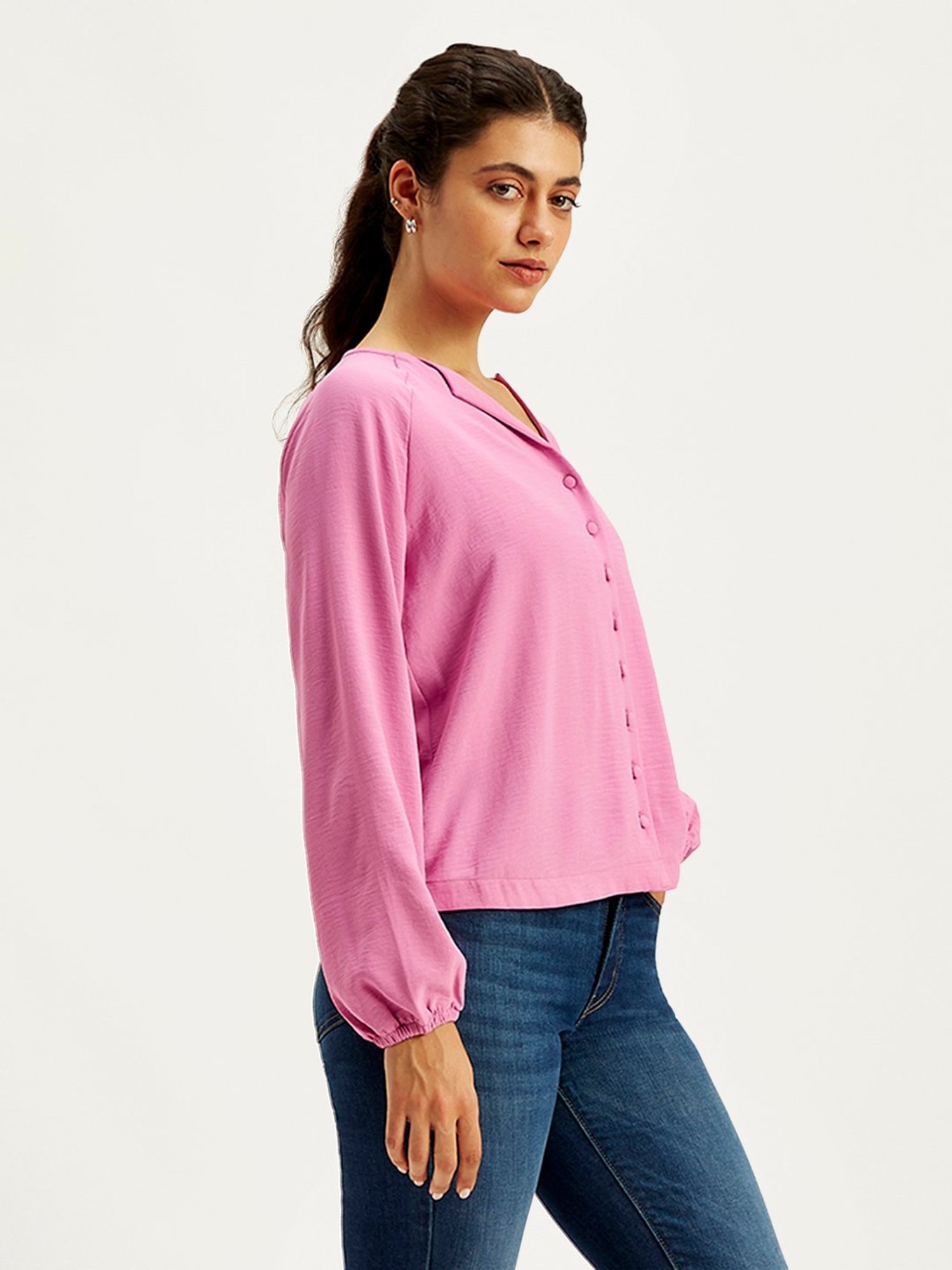 Levi's Pink Textured Top