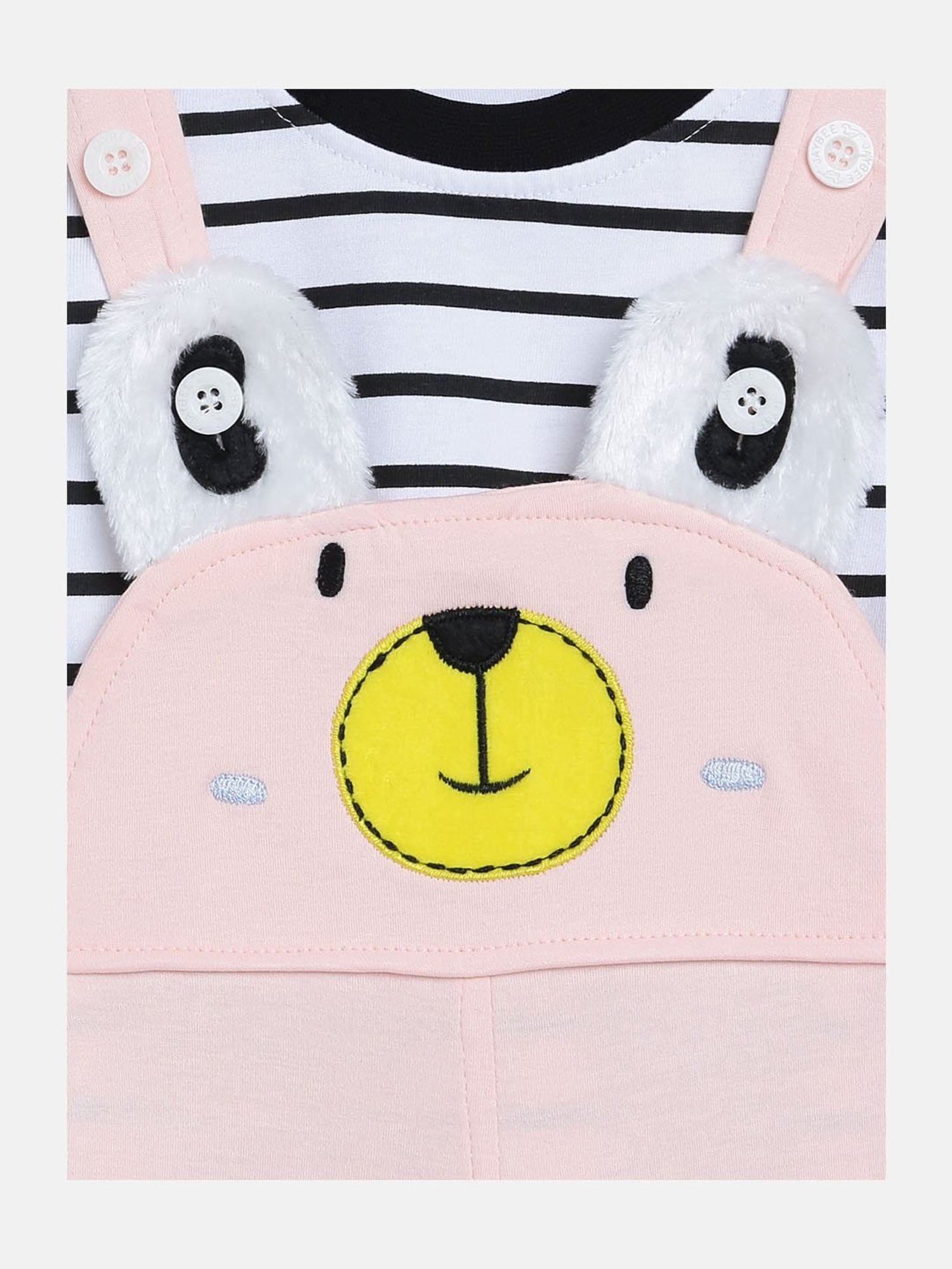 Budding Bees Kids Blue Ombre Jumpsuit with Attached Bow